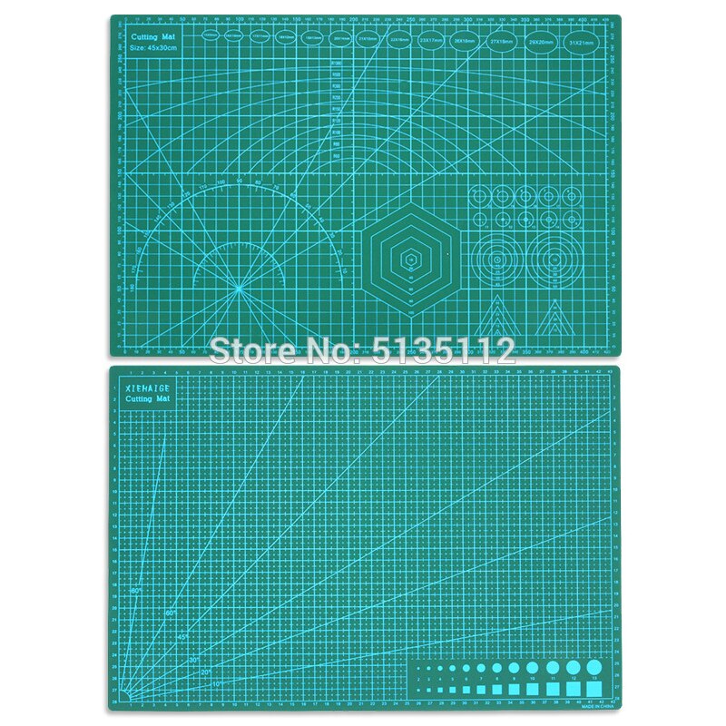 1 pièces -A2 60x45cm couture coupe tapis réversible gravure planche à découper tapis fait main outils à main