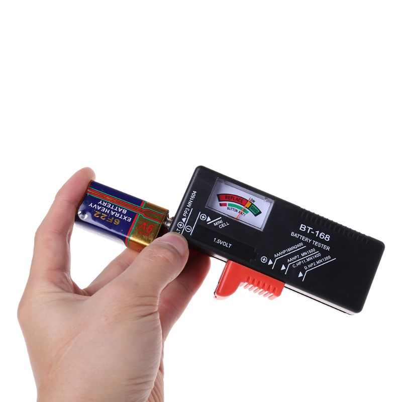 Universal Battery Tester AA AAA C D 9V Button Cell Checker Volt Tester Checker 62KD