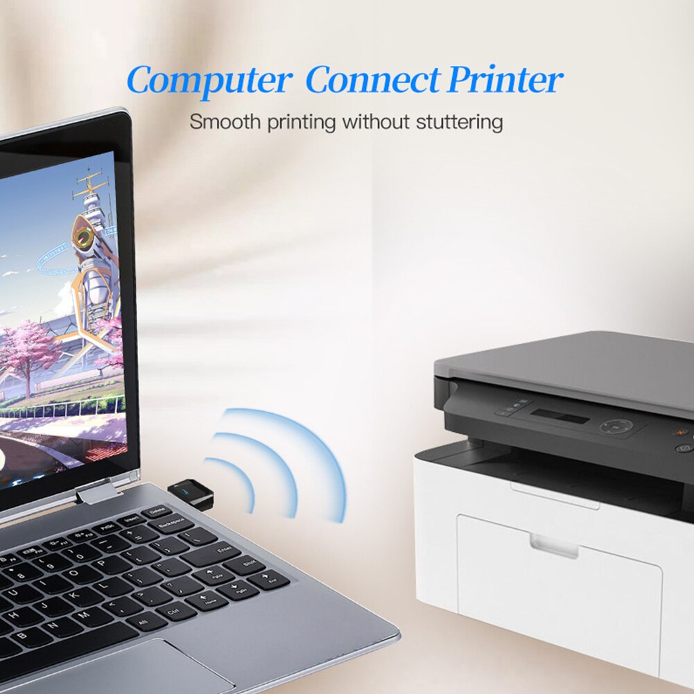 5.0 3Mbps Tablet PC Computer Transmitter For Desktop Keyboard Laptops Printer Home Bluetooth USB Adapter Speaker Mouse Office