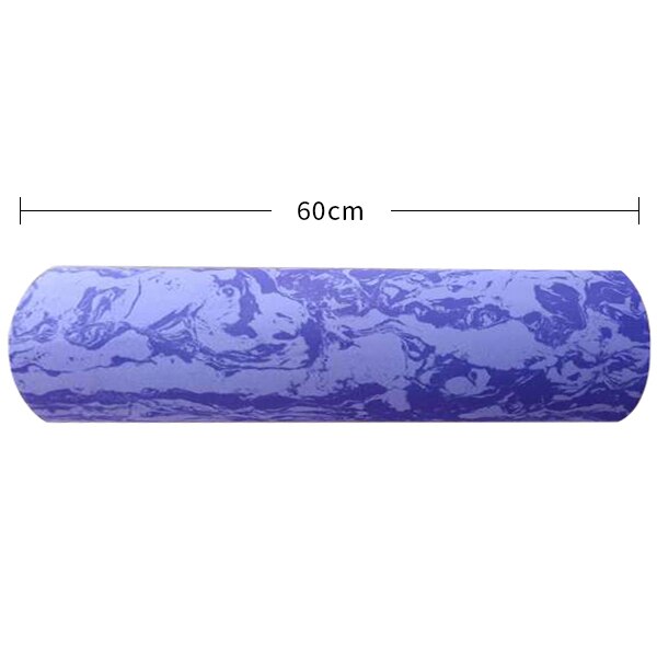 45/60CM Iridescent Cloud Yoga Foam Roller Pilates Block High-density Floating Roller GYM Fitness Body Massage Roller: Ivory