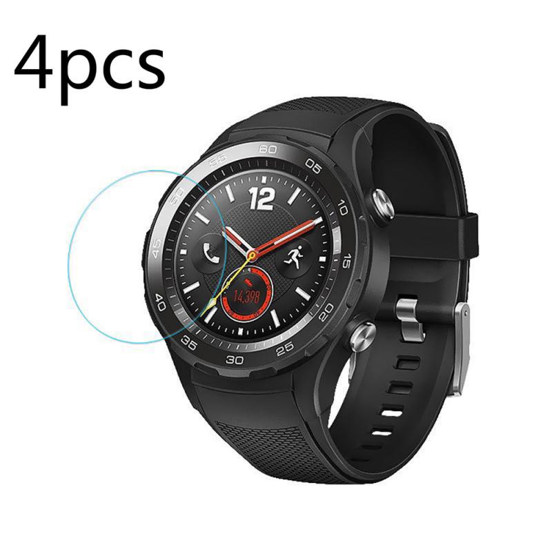 2pcs 35,5mm Für Huawei Uhr GT SmartWatch Gehärtetem Glas Bildschirm Film Schutz Anti Explosion Anti-shatter Bildschirm schutz Film: 4pcs