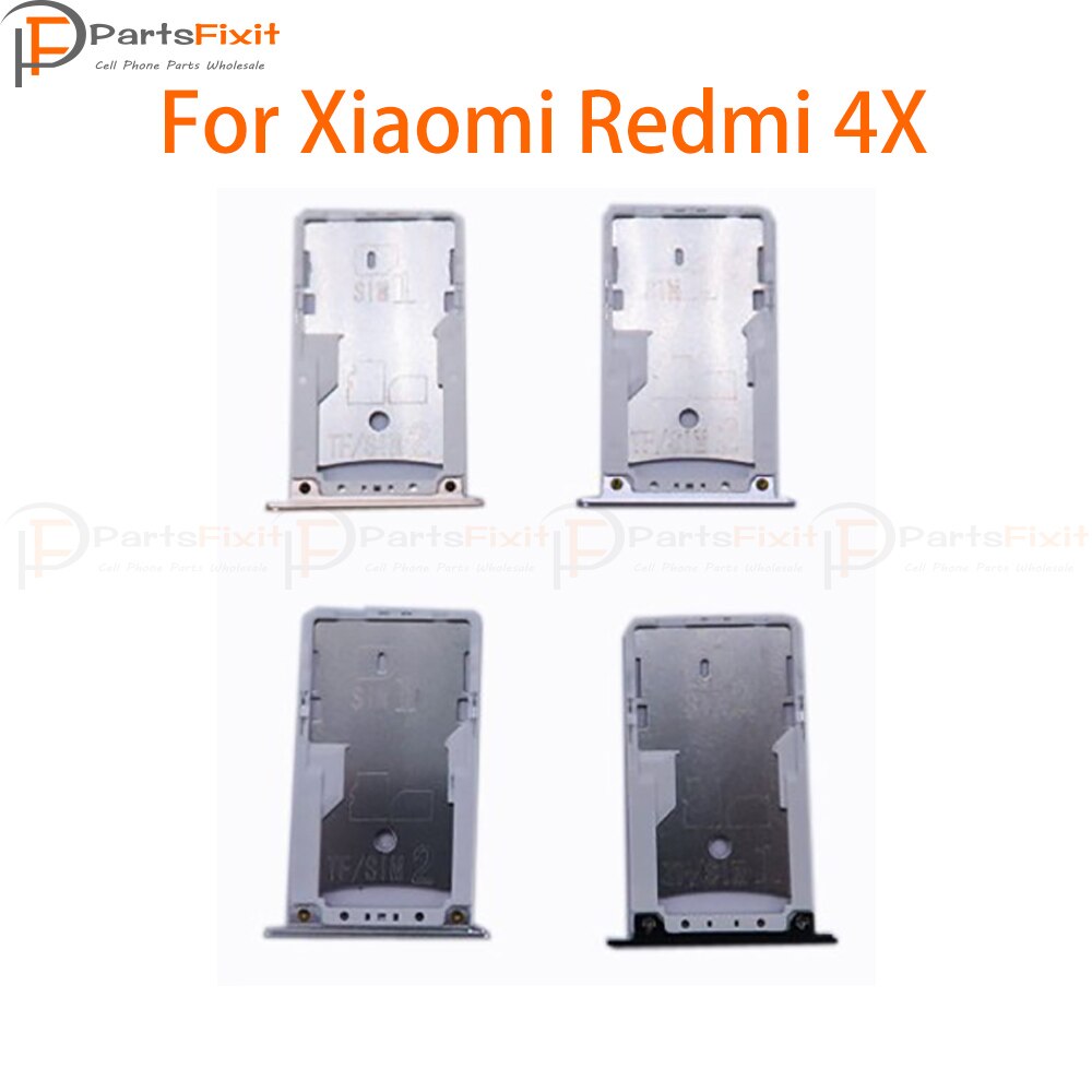 Bandeja do cartão sim para as peças de substituição da bandeja tf da bandeja do entalhe do cartão de redmi 4x sim