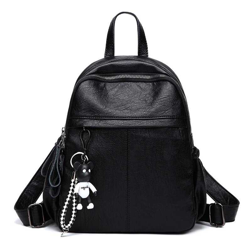 College Student Backpack Bags for Women Backpacks Female Bag: -5 Bubble Black