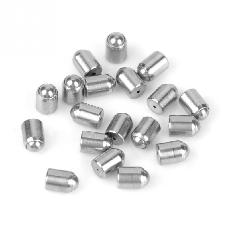 20Pcs/Set Ball Plunger 304 Stainless Steel Spring Ball Plunger Accuracy Positioning Beads Screw Smooth Ball Plunger Hex Socket