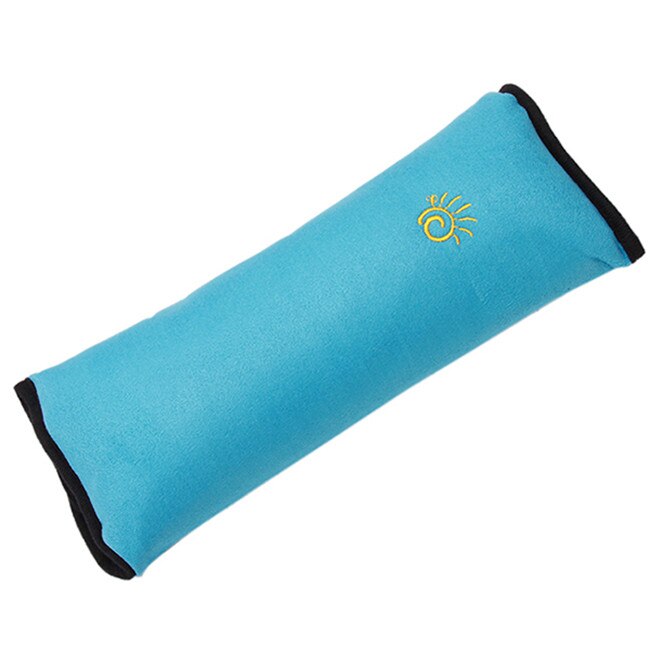 Zachte Comfotable Side Sleeper Kussen Veiligheid Beschermen Nek Schouderstuk Autogordel Kussen Voor Kinderen Volwassen Kussen 2022: Light blue