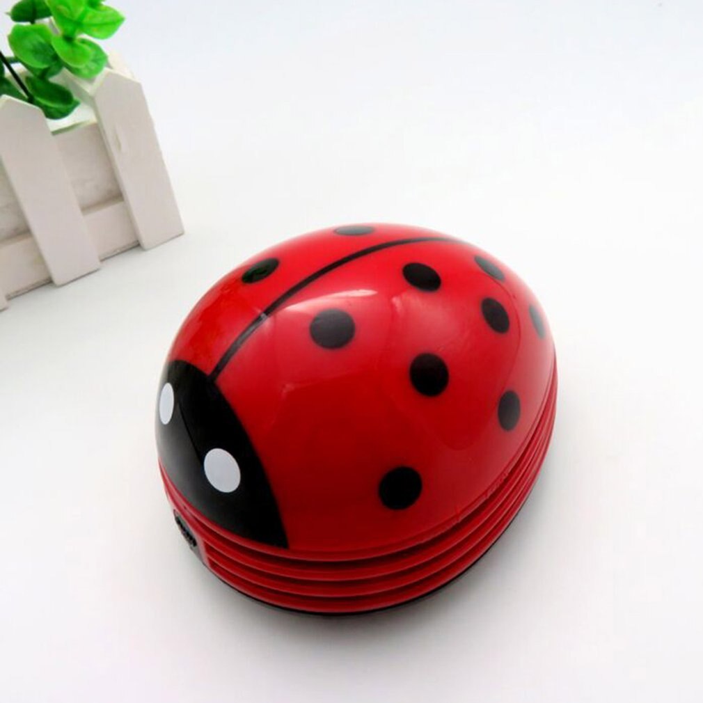 Battery Operated Lovely Cartoon Shape Desktop Keyboard Vacuum Cleaner Mini Dust Collector Crumb Sweeper for Home Office