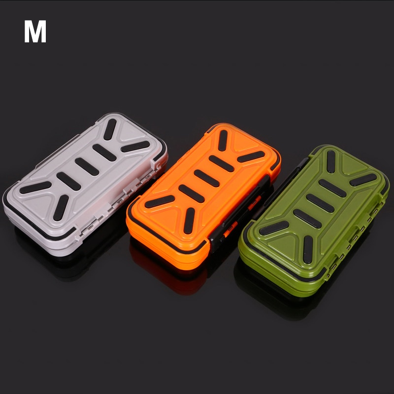 Newly Waterproof Fishing Lure Storage Case Double Side Sea Boat Distance Carp Fly Tackle Box 19ing
