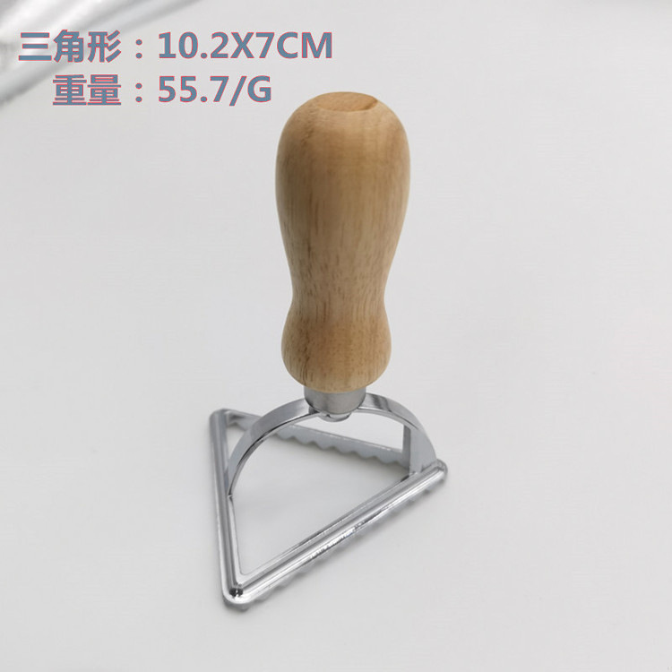 Hem ravioli cutter set pasta press kök bifogningssats ravioli maker mögel verktyg ravioli stämpel set bakverk hjul set kakform: Violett/紫罗兰