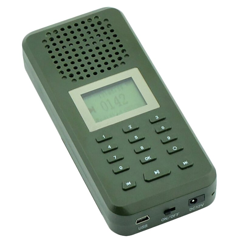 20W 126Db Bird Caller Decoy Mp3 Player Loud Speaker Eu Plug