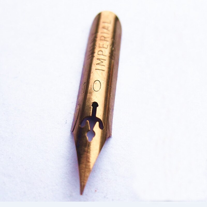 Skrå engelsk kalligrafi kobberstik skrift dip pen nib