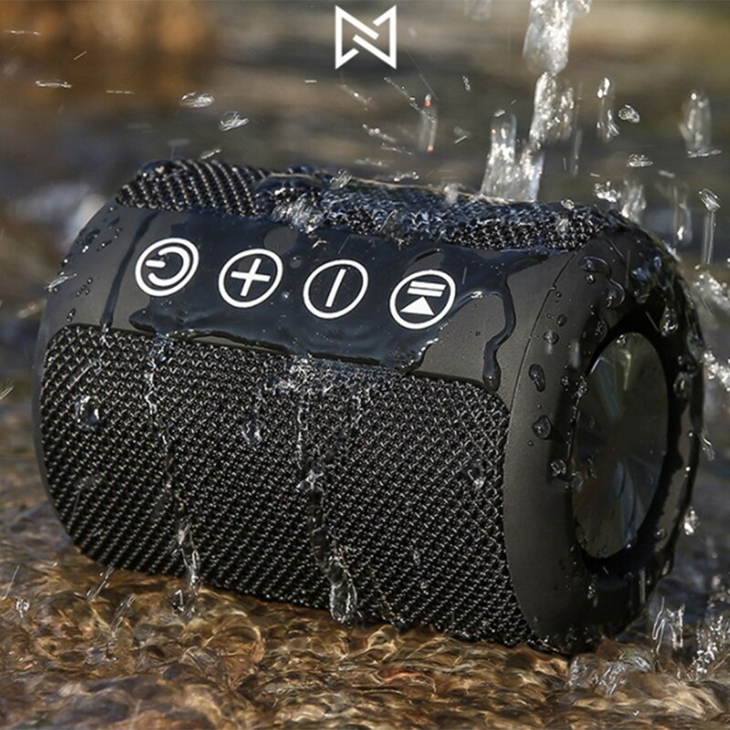 Wireless Speakers IPX6 Waterproof Subwoofer Bluetooth Speaker Bass Sound for Outdoor Wireless Portable Speaker