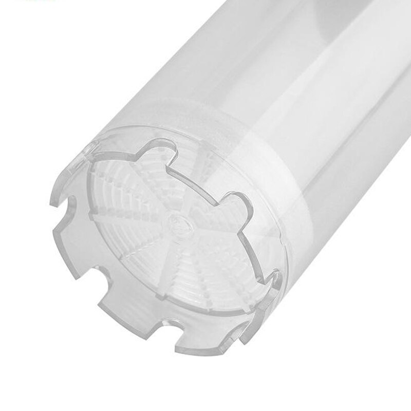 10-Inch Reusable Empty Clear Cartridge Water Filter Housing Various Media Refillable