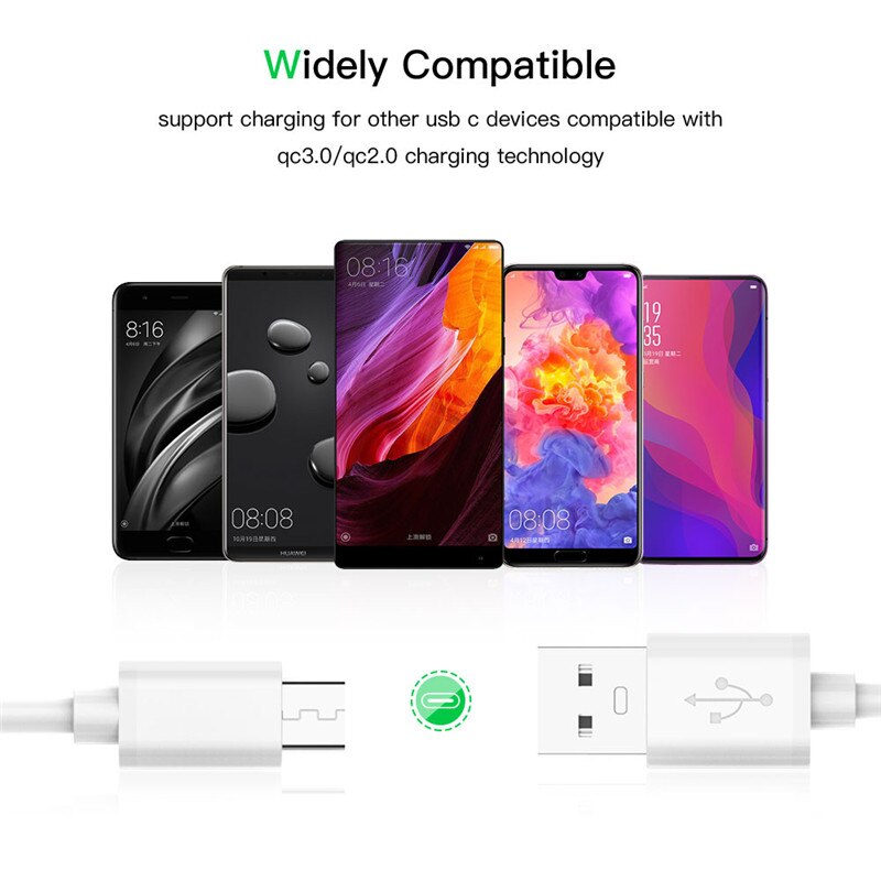 5A Fast Charging USB C Cable For Samsung S20 S10 Xiaomi Data Sync Cable For Huawei P40 P30 Pro Mobile Phone USBC Type-C Cable