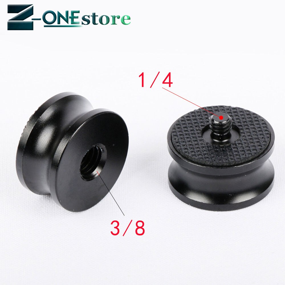 1/4 to 3/8 Male or Female Adapter Screw Camera Tripod Ball Head Monopod Flash Light Stand Mount Accessories 3/8 to 1/4