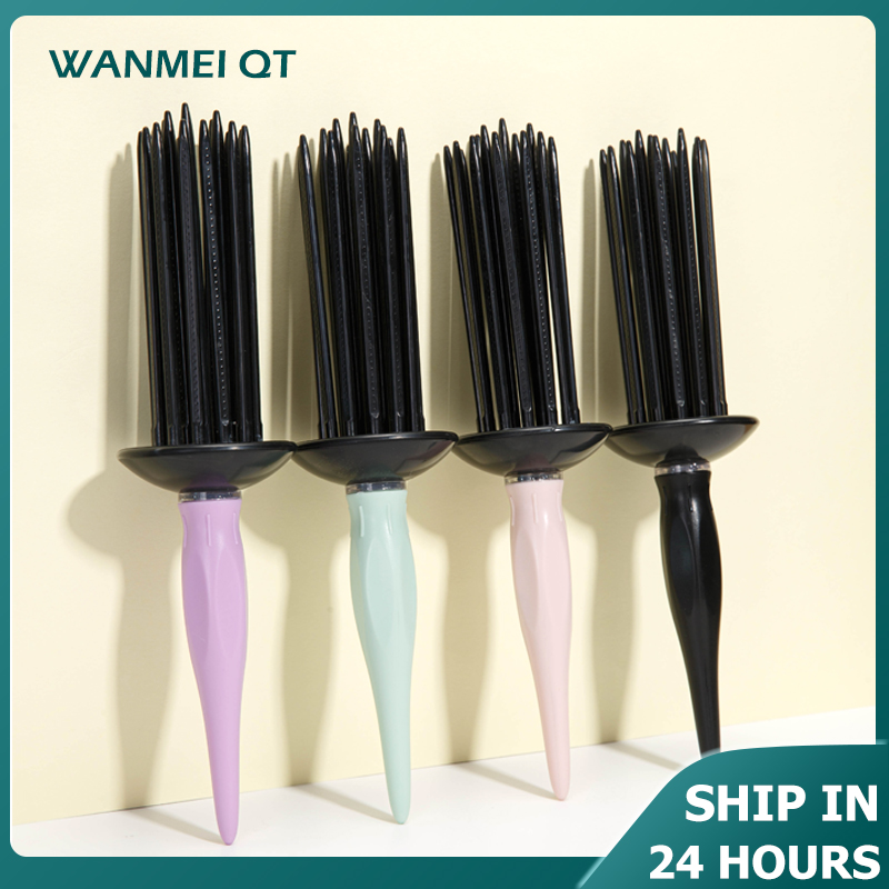 Brosse à cheveux ronde professionnelle, 1 pièce, rouleau de friser moelleux, peigne rond, baguette à friser, outils de coiffure pour Salon de coiffure