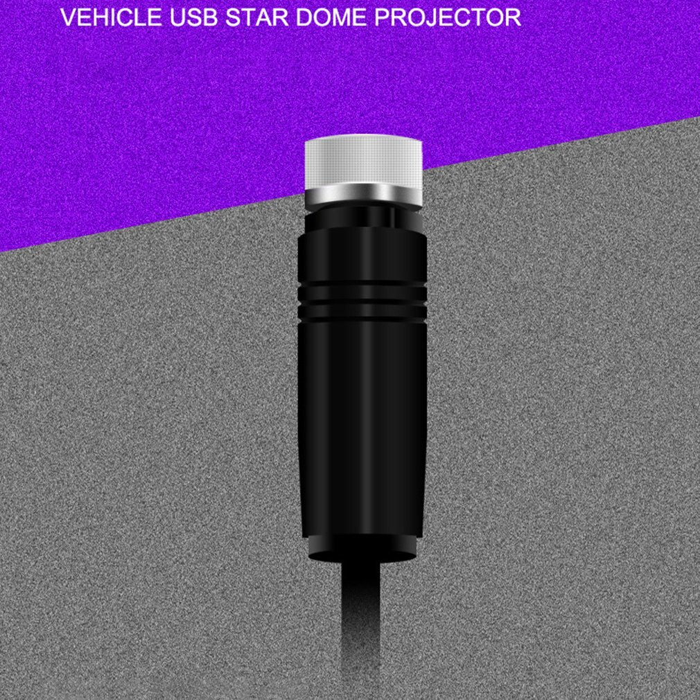 Mini LED Car Roof Star Night Lights Interior Projector Light Atmosphere Galaxy Lamp Decoration Light USB Plug