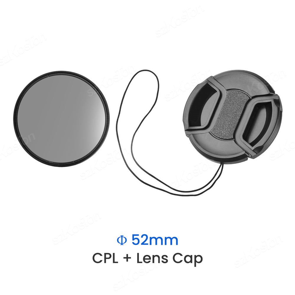 Filtre CPL optique Ultra mince, polariseur circulaire multicouche, filtre d'objectif d'appareil photo 37mm 49mm 52mm 58mm 67mm 72mm 77mm 82mm: GRIS