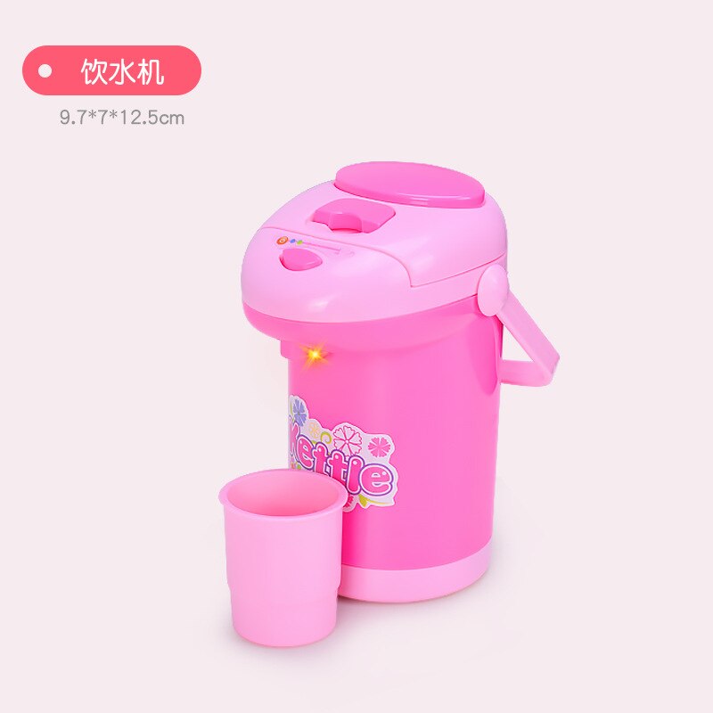 Vibrerer det samme barn mini apparat sæt simulation vaskemaskine legetøj små apparater pige lege hus legetøj: Drikke springvand