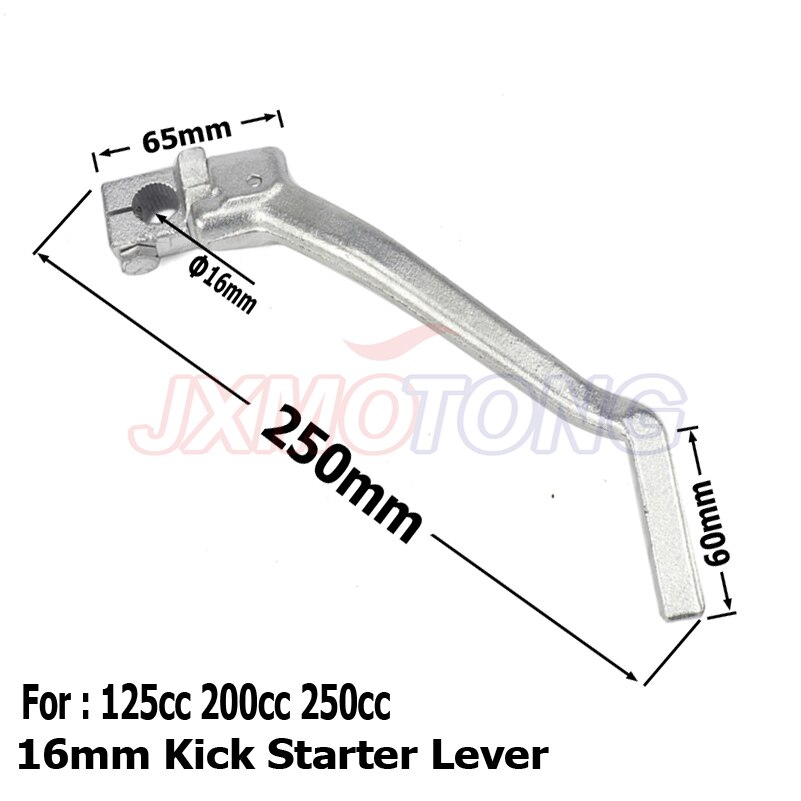 16mm Kick Starter Lever Start For Lifan YX Lifan YX Pit Dirt Bike CB/CG 200cc 250cc Thumpstar Motocross Parts