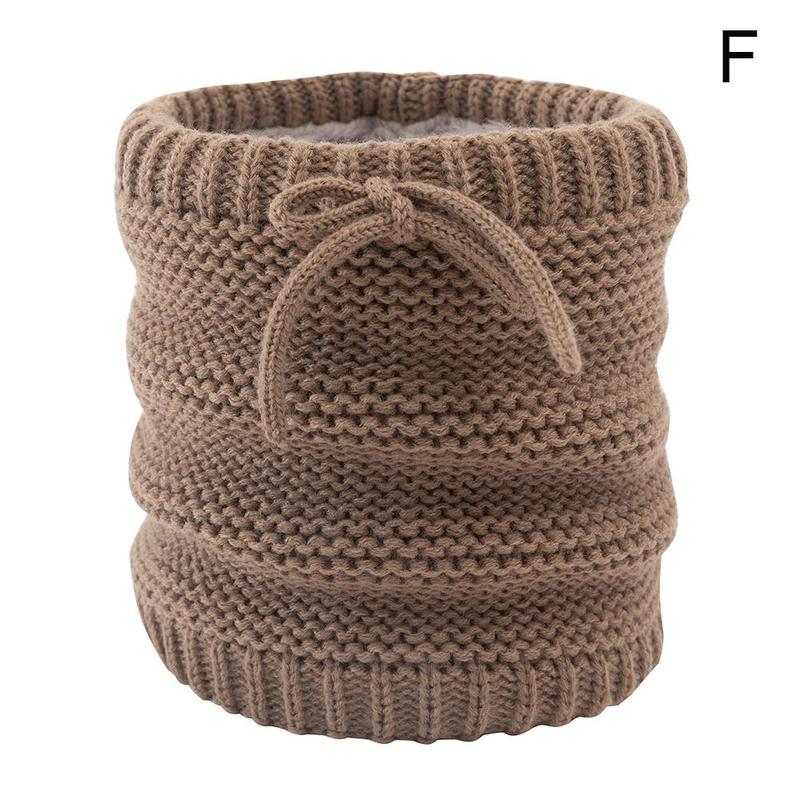 Winter Bib Warm Scarf For Knitted Solid Color Cotton Women Scarf Neck Scarves Comfortable Soft High Knitting Qualit O0Y2: F