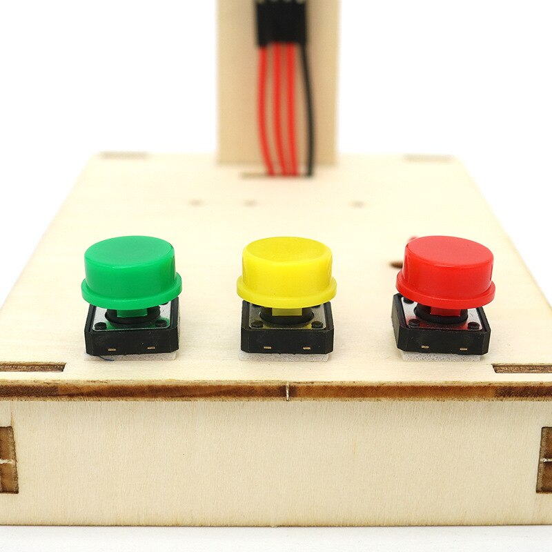 Technology Small Production Traffic Signal DIY Traffic Light Children&#39;s Primary School Educational Toys