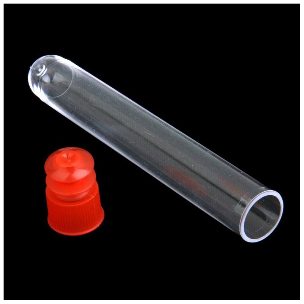 -20 pcs Plastic Hard Test tube Laboratory Test Tool