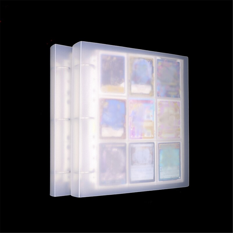 Transparent Card Collection Binder Pocket Trading Card Binder For Card 23GD