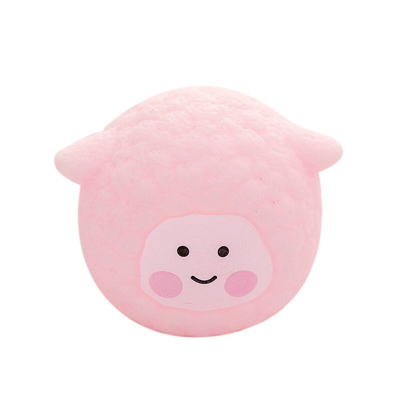 1pcs The Lovely Squeeze Toy Novelty Funny Animal Toys Party Favors Supplies Stress Relief Toy: Baby Sheep