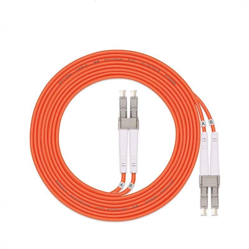 1 paire LC/UPC-LC/UPC câble de raccordement de cordon de raccordement à fibers optiques, duplex multimode 62.5/125, 10M/15M/20M/30M/35M/50M