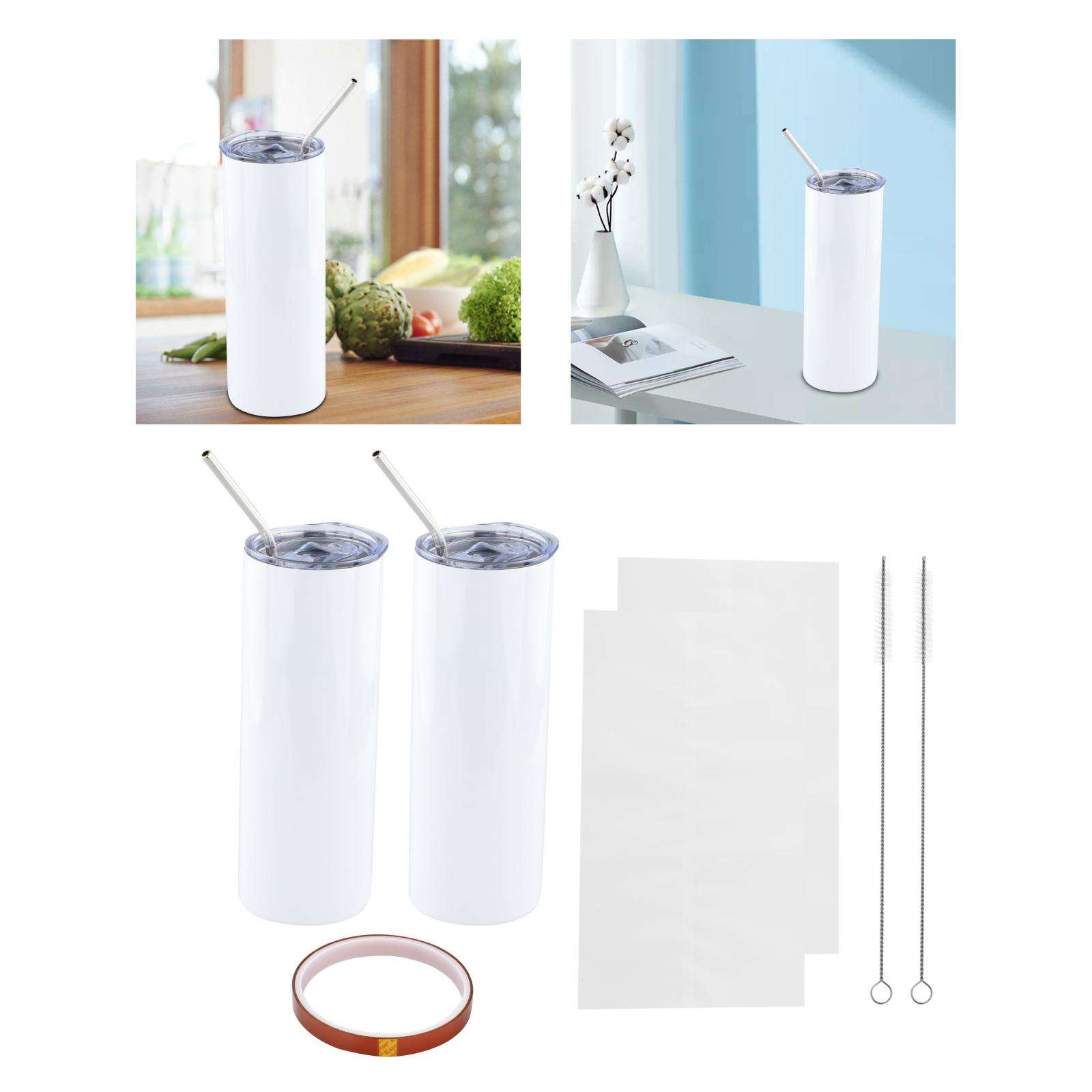 Sublimation Blank Skinny Straight Tumbler Stainless Steel Double Wall Insulated