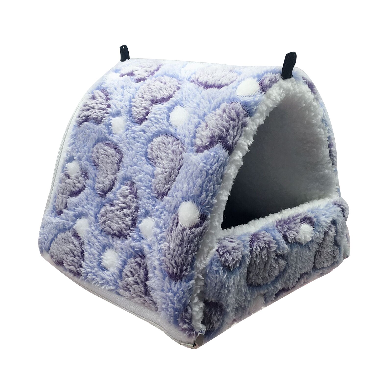 Små dyr kæledyr bure vinter fjedre hamster marsvin egern holde varmen rede blød behagelig soveseng hængekøje telte: 4 / 14 x 12cm