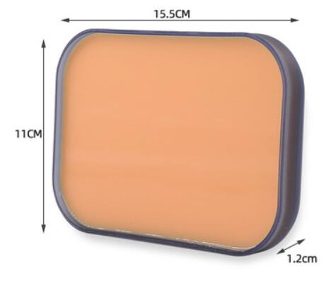 Módulo de silicona para práctica de cirugía de ojos, modelo sutura quirúrgica para la piel, Práctica de sutura: Gris
