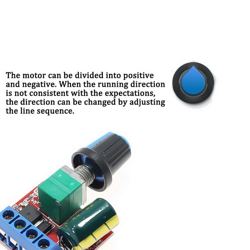 5A 90W PWM 12V DC Motor Speed Controller Module DC-DC 4.5V-35V Adjustable Speed Regulator Control Governor Switch 24V