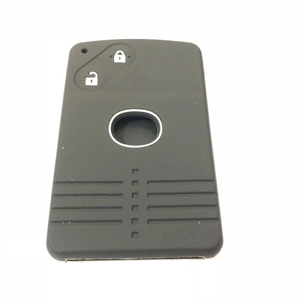2 Button Card Remote Protect Skin Silicon Jacket For Mazda cx-7 cx-9 fob key card holder 3 5 6 8 Card Key Case Cover: Black