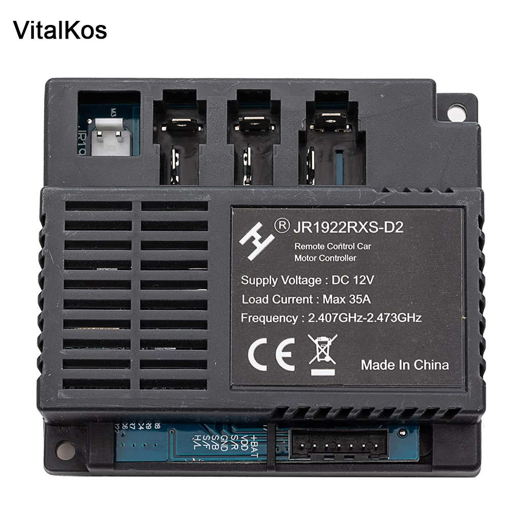 JR1630RX 12V / JR-RX-12V Remote Control and Receiver (Optional) Of Children's Electric Car Bluetooth Ride On Car Parts: Clear