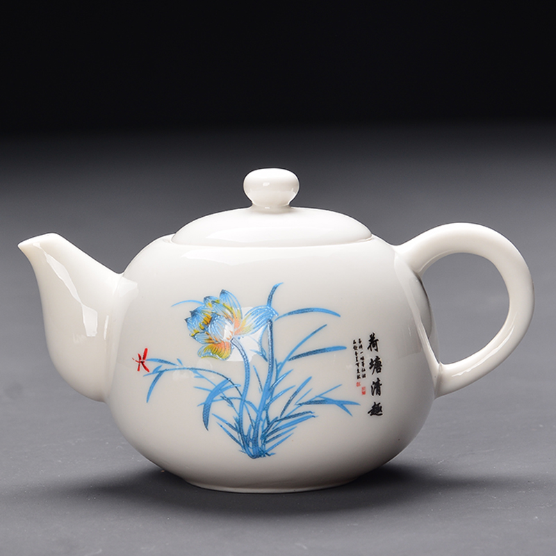 Chinese Tea Set Gaiwan Blue and white porcelain Kung Fu Tea Set Tureen Ceramic Tea Bowl Health Teapot teacup Master Cups