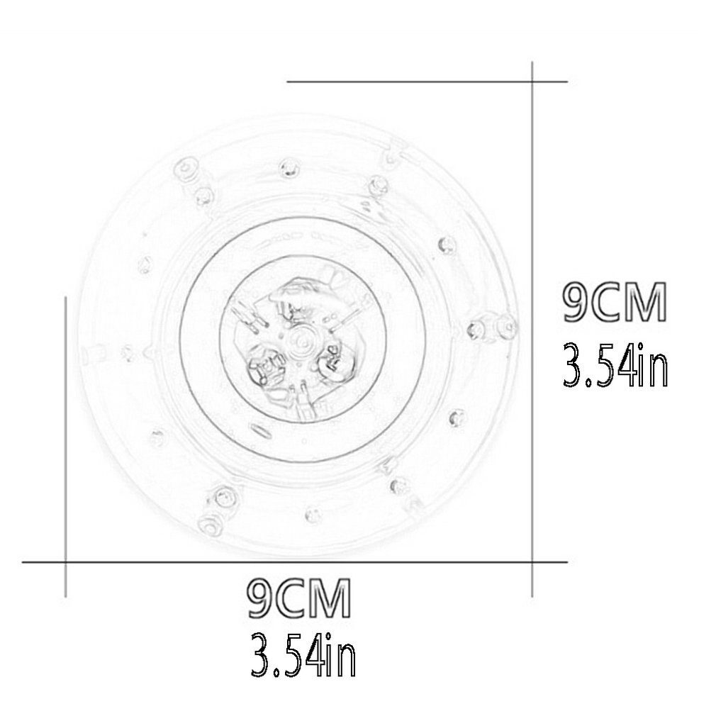 Impermeabile colorato lampeggiante luminoso portato luce giocattolo bambini palla da bagno lampada da bagno lampada galleggiante bagno