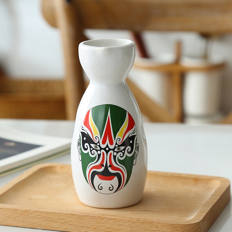 Japansk sake distribution vinkanna spritvärmare hushåll keramik varm flaska barware flagga liten stoup enkel gryta: 4