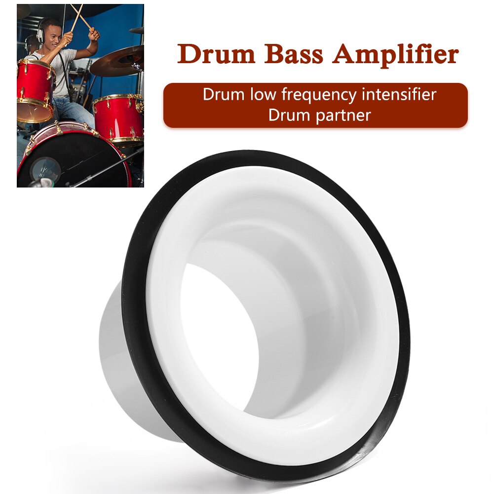 Drum Bottom Microphone Loudspeaker Voice Sound Amplifier Drum Accessories Bass Hole Protection Percussion Instrument Spare Parts