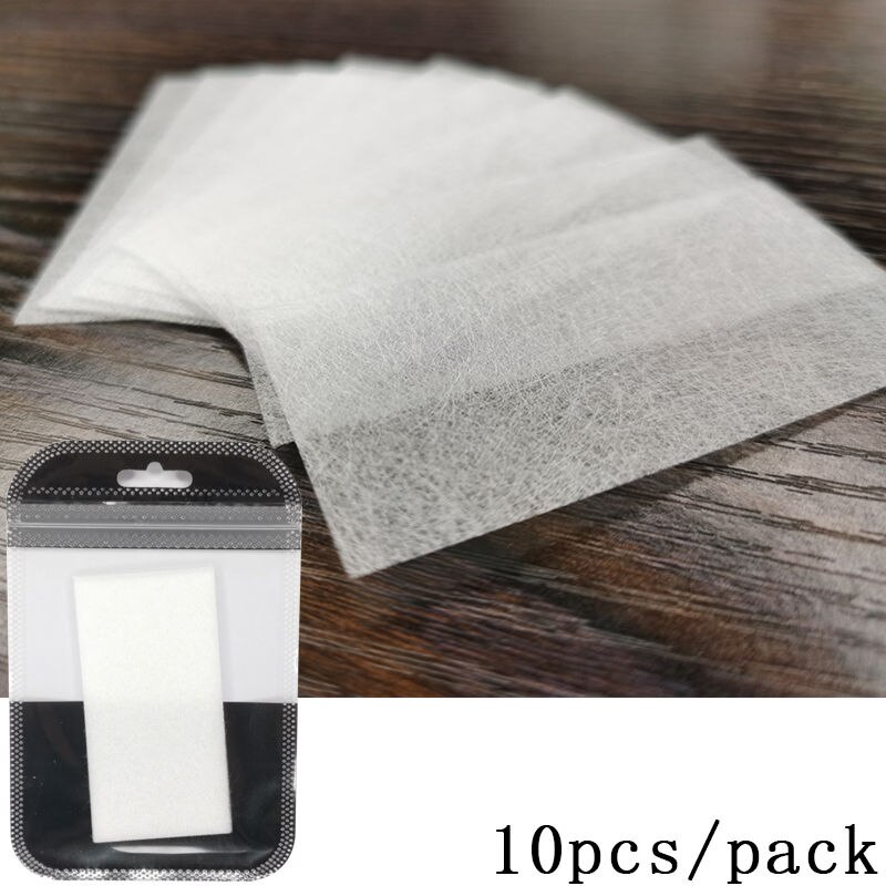 WUF Silk Fiberglass for Nail Extension Form Non-Woven Silks UV Gel Building Fiber French Acrylic DIY Manicure Accessory: 10 PCS
