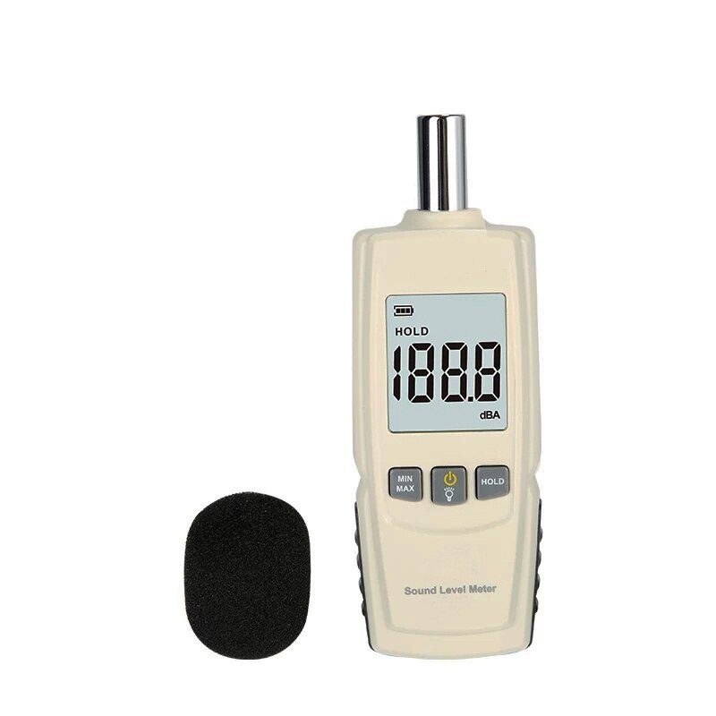 Mesure automatique du niveau sonore, 30 à 130dB, contrôle des décibels, ± 1.5 dB, haute précision 31.5Hz ~ 8.5KHz, norme internationale