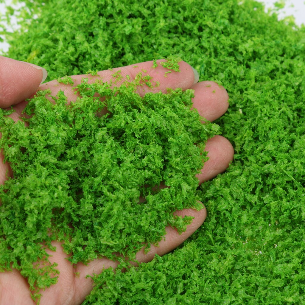 Micro Scenic DIY Foliage Cluster Model Diorama Tree Grain Leaf Toy, Set of 2