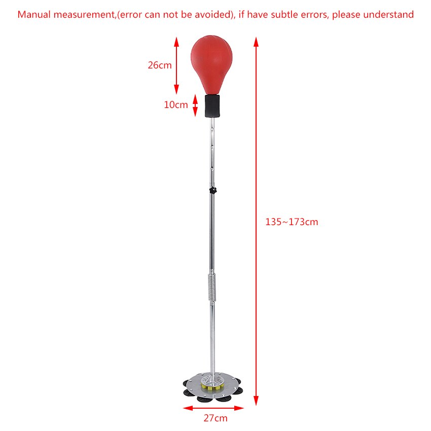 Stojący worek treningowy dla dorosłych dzieci regulowana wysokość bokserska torba treningowa podstawa przyssawki kubek worek z piaskiem pionowa prędkość piłka