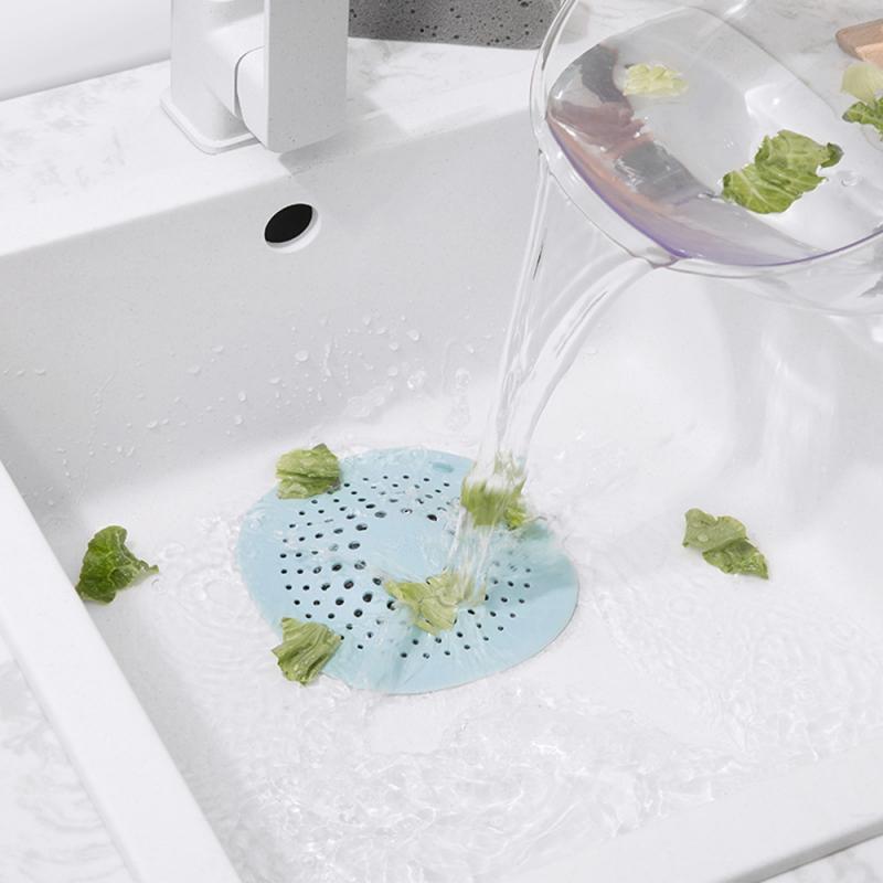 Heißer Haar Filter Kanalisation Vorfluter Sieb Küche Zubehör Silikon Waschbecken Abfluss Badewanne Filter Küche Werkzeuge Schlecht Zubehör