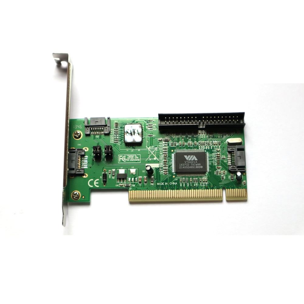 3 poort SATA + 1 IDE PCI Raid-kaart Adapter w/SATA kabel