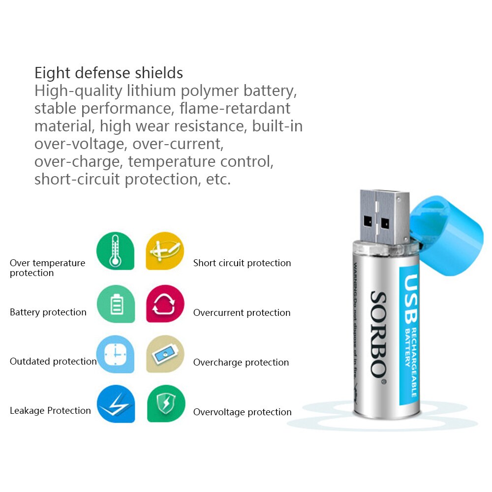 Factory No. 5 Rechargeable Battery No. 5 Usb Lithium Battery Rechargeable Battery Aa Rechargeable Lithium Ion Battery