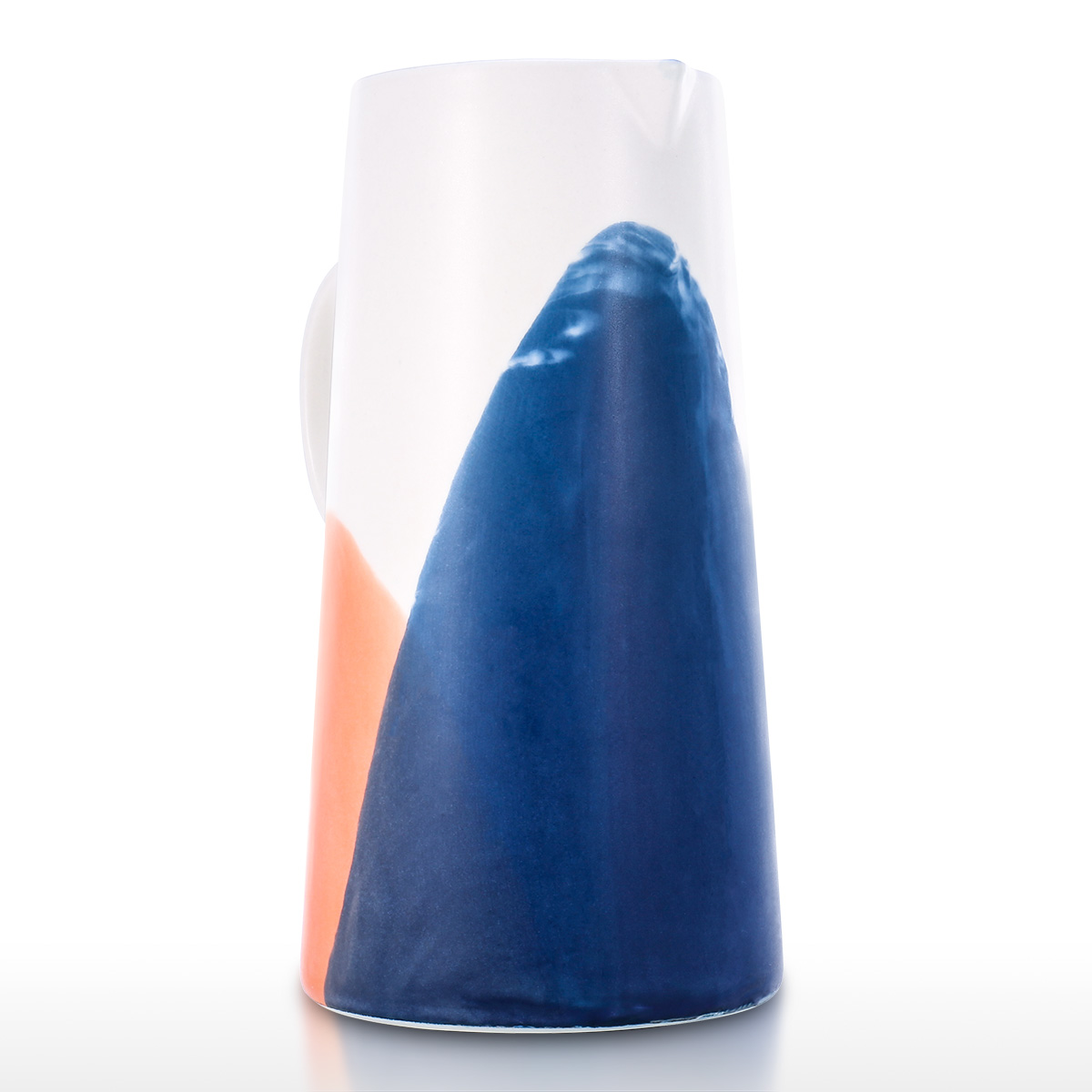 Jarra de cerámica de porcelana de TOOARTS uso decorativo grandes para bodas en casa jarra de café de leche jarra de porcelana