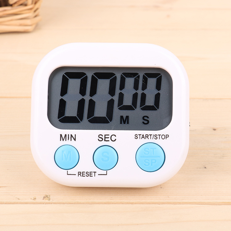 Küchentimer, LED, digitaler magnetischer Timer, manueller Countdown-Timer, Wecker für Kochen, Studium, Fitness, Stoppuhr, Time Master: Freier Raum
