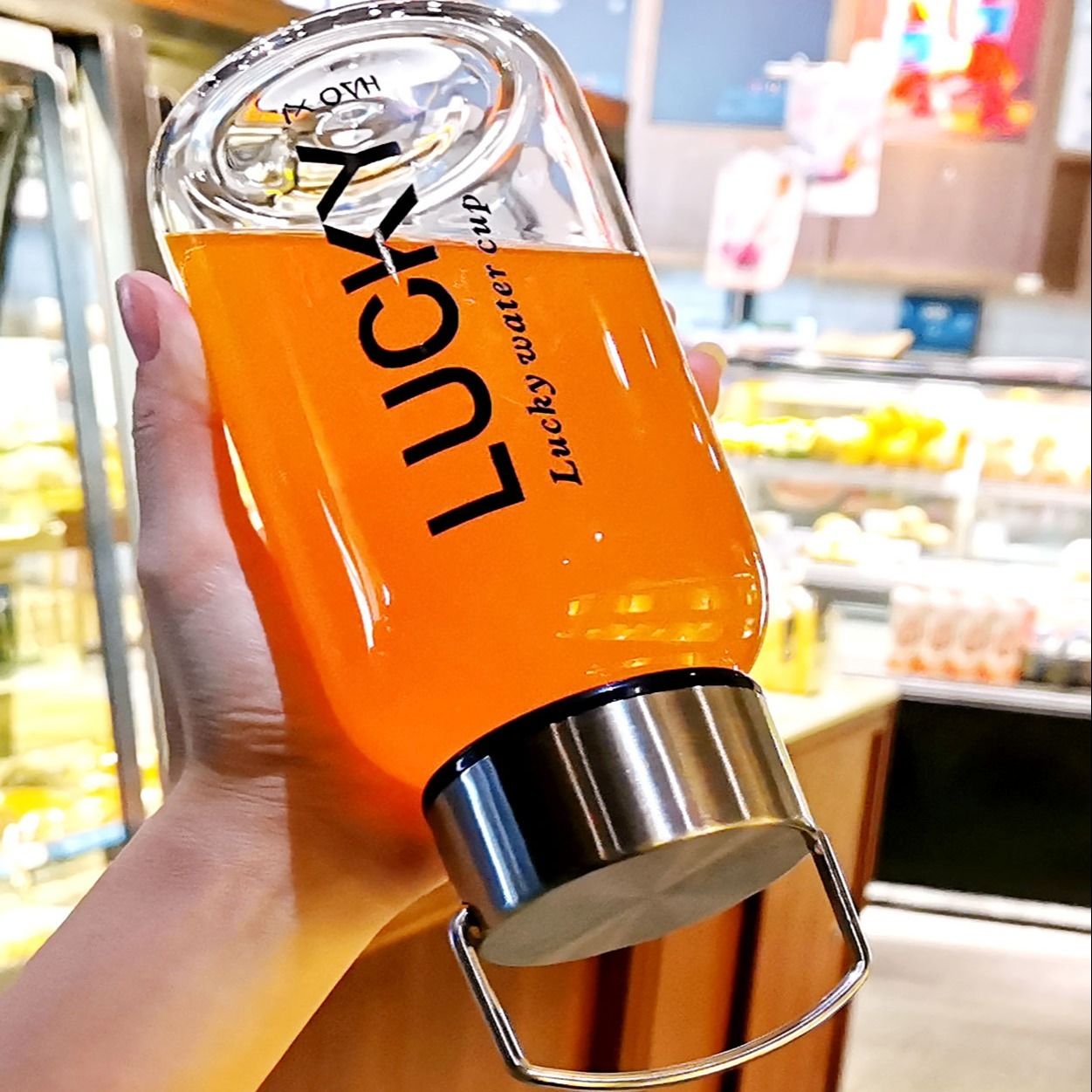 Szklane butelki na wodę o dużej pojemności przenośny szczelny kubek na wolnym powietrzu Sporty kemping piknik rowerowa wycieczka rowerowa butelka robić picia