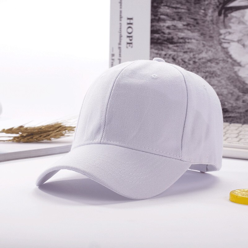 Wjustforu Classic Casual Youth Caps Cotton Baseball Cap Washed Style Hat Plain Adjustable Solid Mens Hats Unisex Women Men Top
